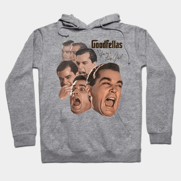 Ray Liotta as Henry Hill Laughing Goodfellas Funny Guy Hoodie by darklordpug